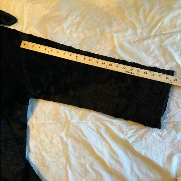 Vintage - XOE ‘s Women's Elegant Black Teddy Jacket/ Small - Oversized - Picture 15 of 15